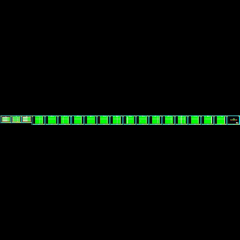 sⅦ-7-03 桥面坐标高程表.dwg