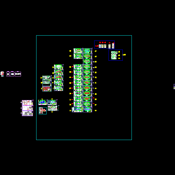 32层剪力墙结构时代城住宅楼结构CAD施工大样图(dwg)