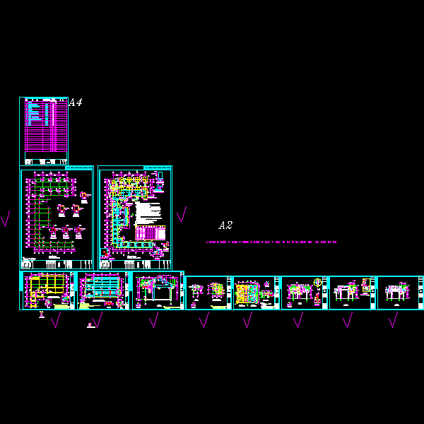 长安古建筑结构CAD图纸(dwg)