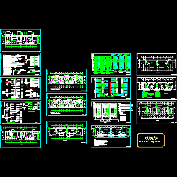 12层商住楼电气CAD图纸