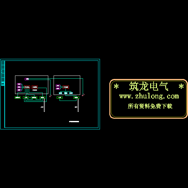 停车场自动收费系统原理图.dwg