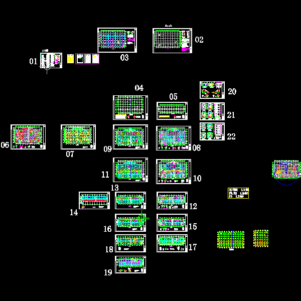 5层医院门诊楼结构CAD施工大样图(dwg)(丙级桩基础)(二级结构安全)