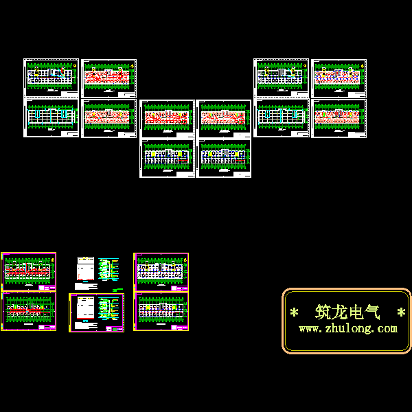 宿舍楼建筑施工图 - 1