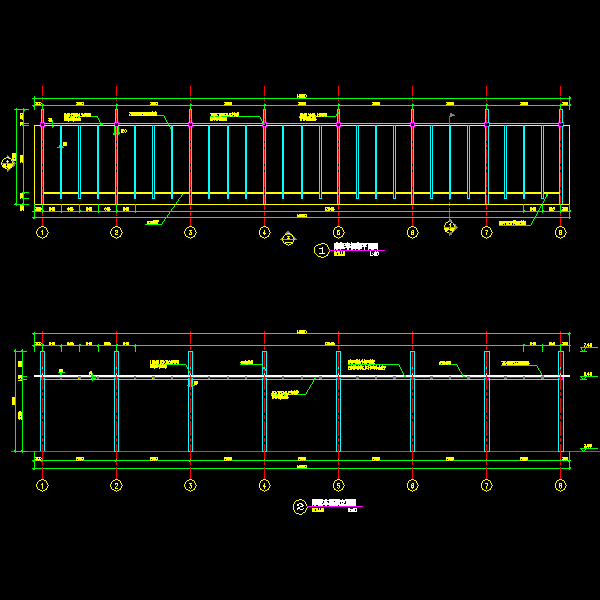 摩托车棚架施工详图.dwg