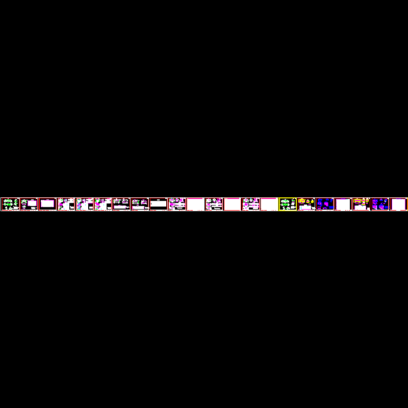 钢筋混凝土盖板暗涵通用CAD图纸（22张）(dwg)