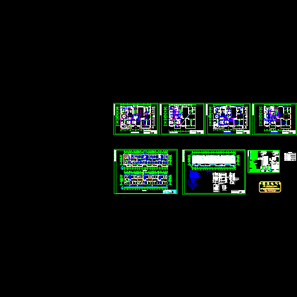 多层住宅楼电气CAD施工图纸