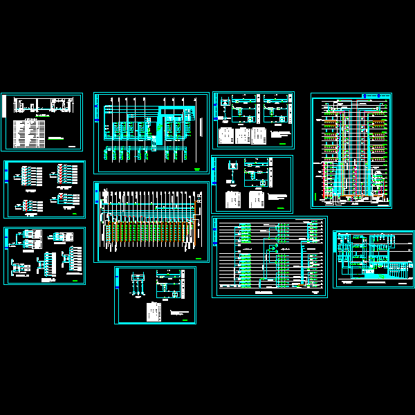 高层电气系统CAD图纸(dwg)