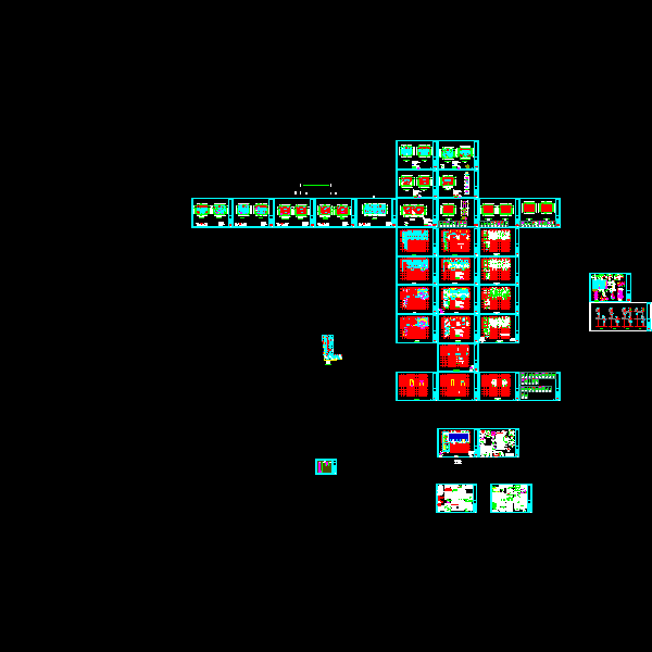 地上11层框架剪力墙结构住宅楼结构CAD施工大样图(dwg)