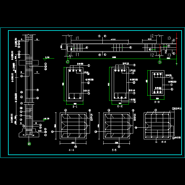 刘梁柱的配筋图.dwg