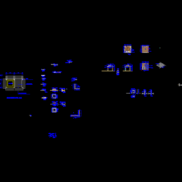 [CAD图]地铁出口小品施工大样(cad)(dwg)