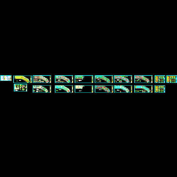 大学学生公寓结构CAD施工图纸(dwg)(7度抗震)(丙级独立基础)