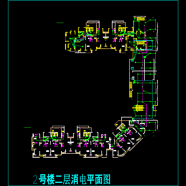 2号楼二层消电平面图.dwg