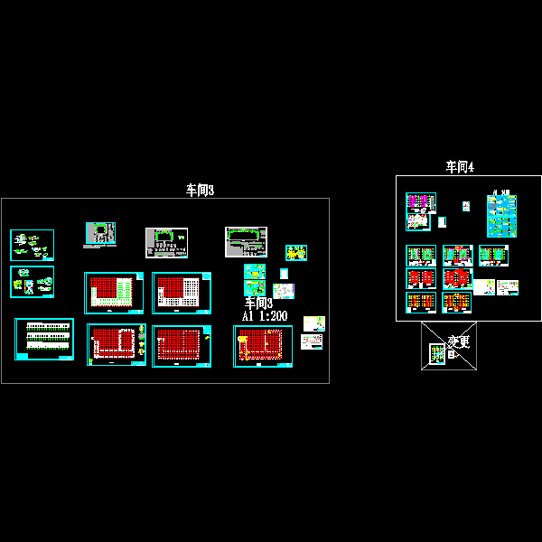 [民用建筑设计]单层门式刚架厂房结构CAD施工图纸（2014）