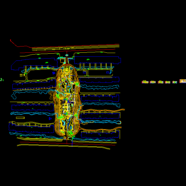 瀑布施工CAD详图纸(dwg)