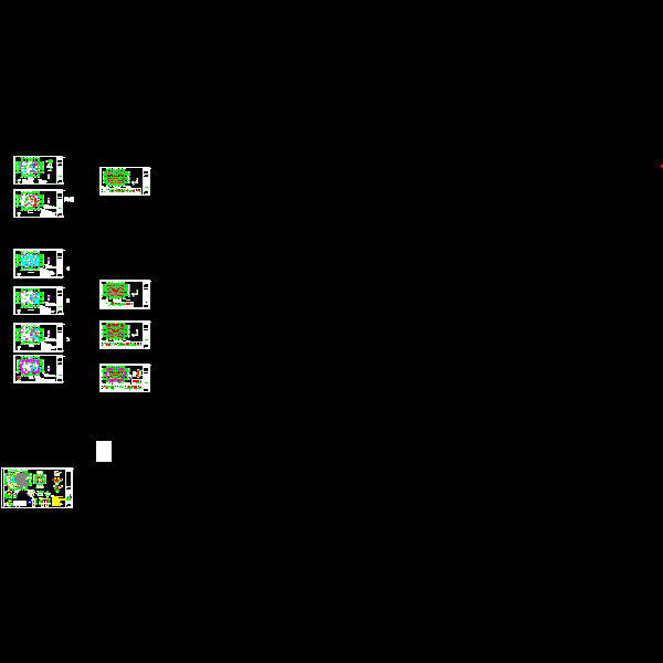 5层首钢住宅楼结构CAD施工图纸(dwg)(丙级独立基础)