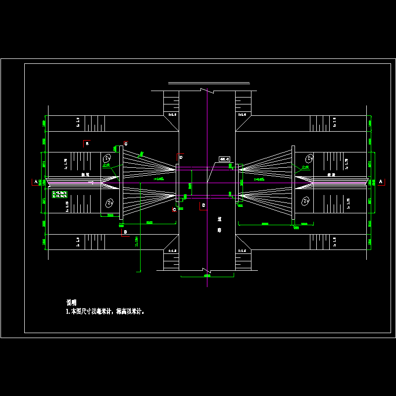 1＋064涵洞平面图.dwg