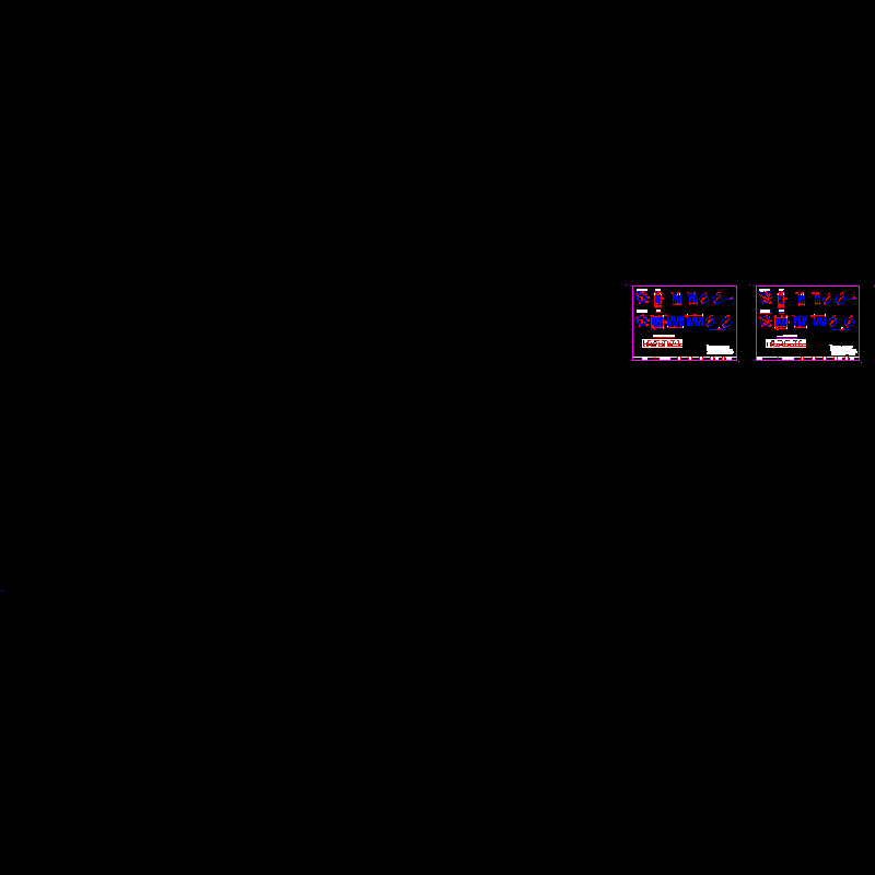 一份孔径0.8米1.35米圆管涵钢筋结构CAD详图纸(dwg)