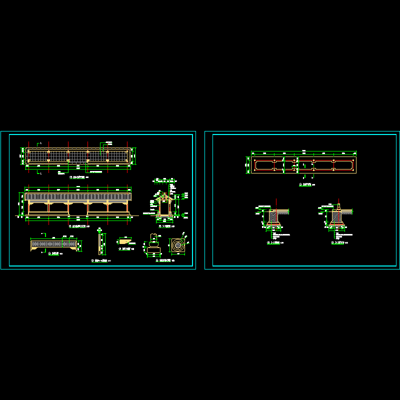 [CAD图]仿古长廊(dwg)