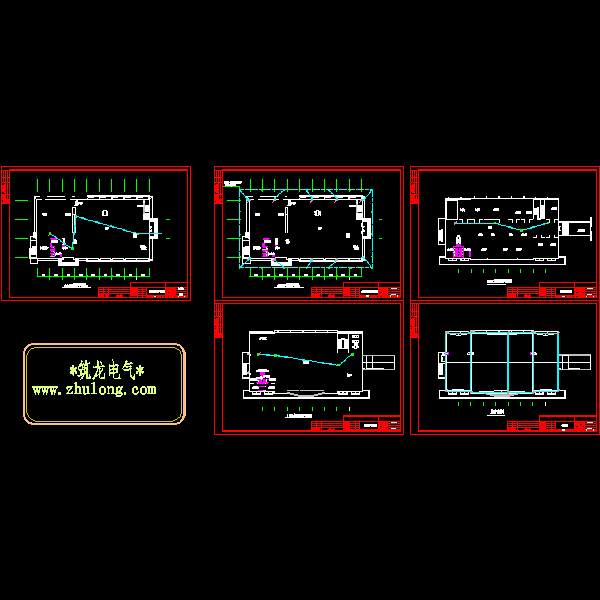 食堂消防平面CAD施工图纸(dwg)