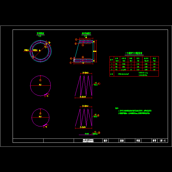 0.6m圆管涵斜交15度.dwg