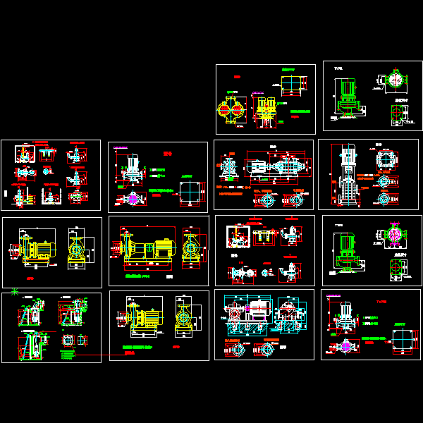 水泵详细外形图.dwg