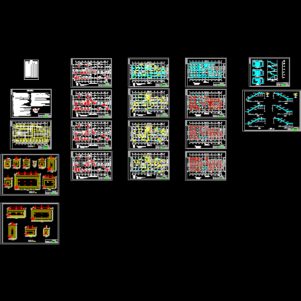 结构图汇总.dwg