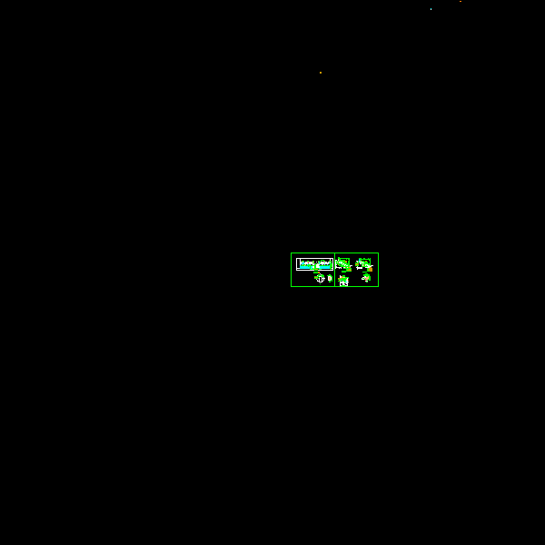 跌水组合景墙大样CAD图纸(剖面图)(dwg)