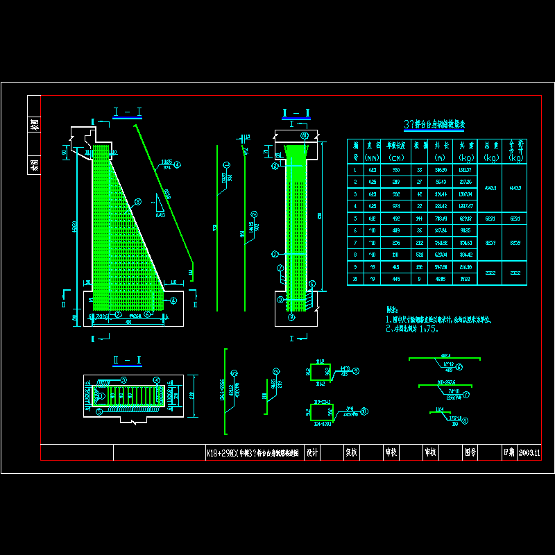 桥台台身钢筋构造图.dwg