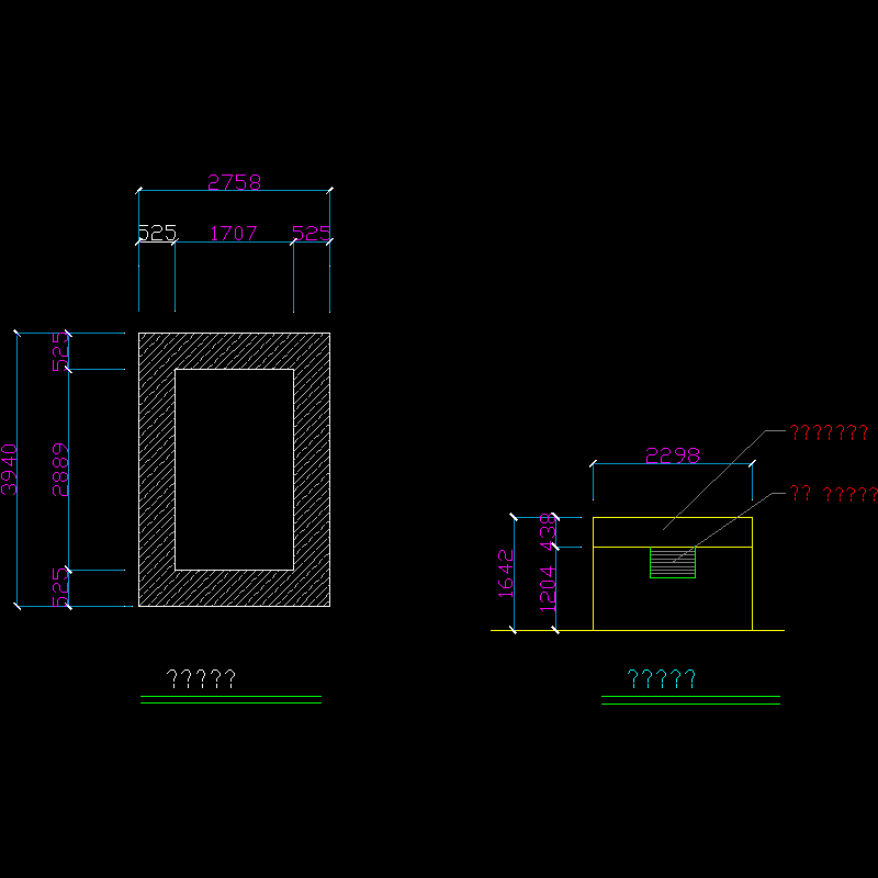 地灯平剖面图.dwg