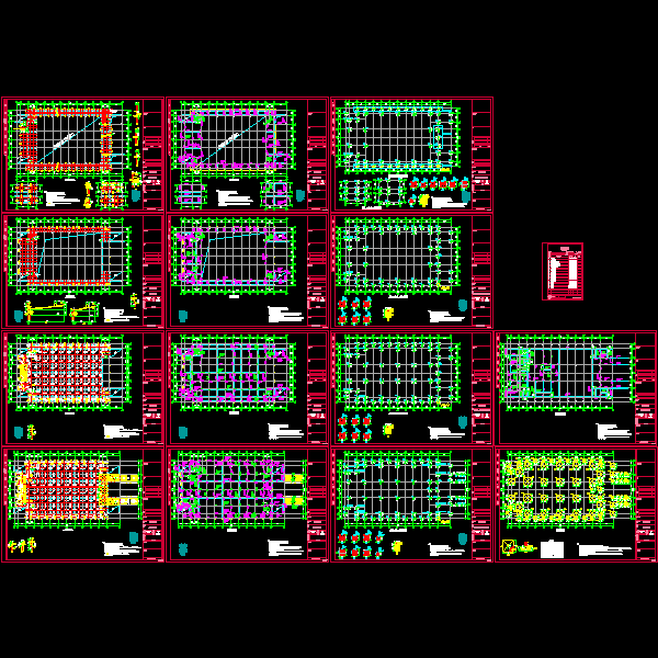 风雨操场结构施工图.dwg