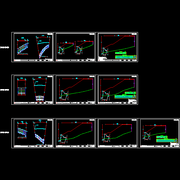 sⅥ-02  k0+880-k0+940左侧下挡土墙设计图.dwg