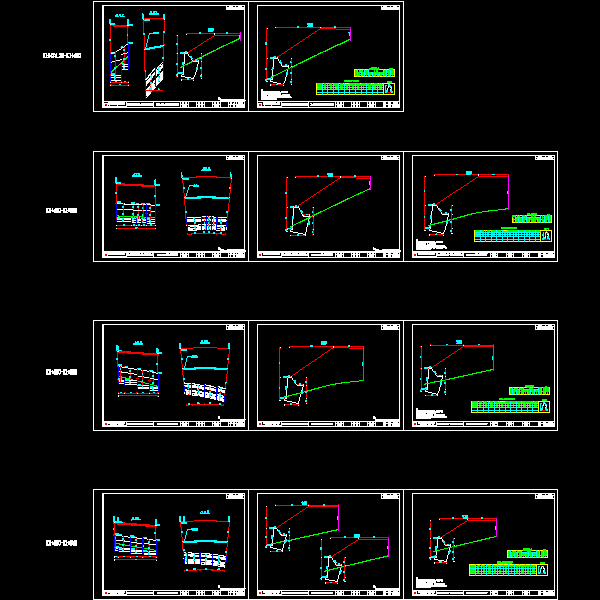 sⅥ-04  k1+474.22-k1+540左侧下挡土墙设计图.dwg