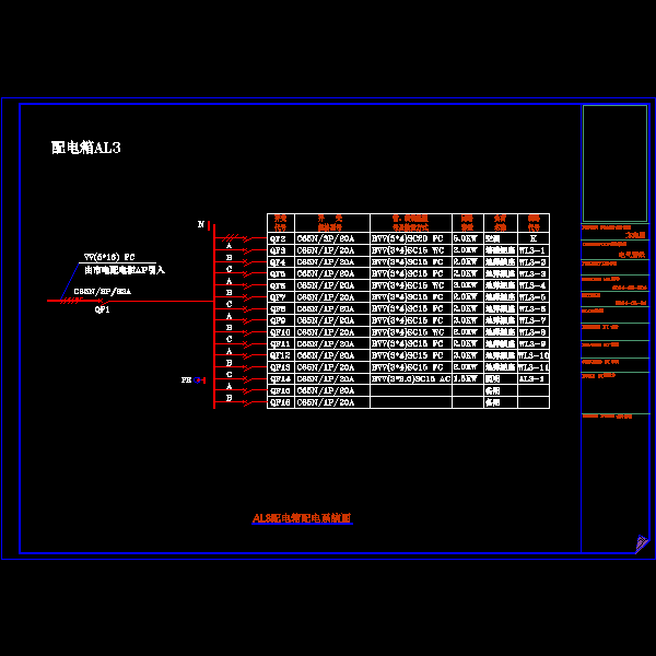 d04-al3配电箱配电系统图.dwg