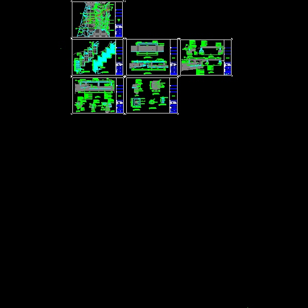 栈道详细CAD施工图纸(dwg)