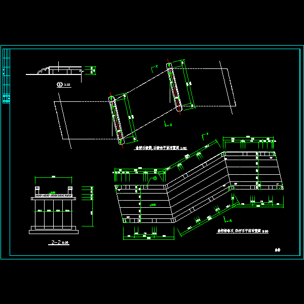 折桥大样CAD图纸(平面布置图)(dwg)