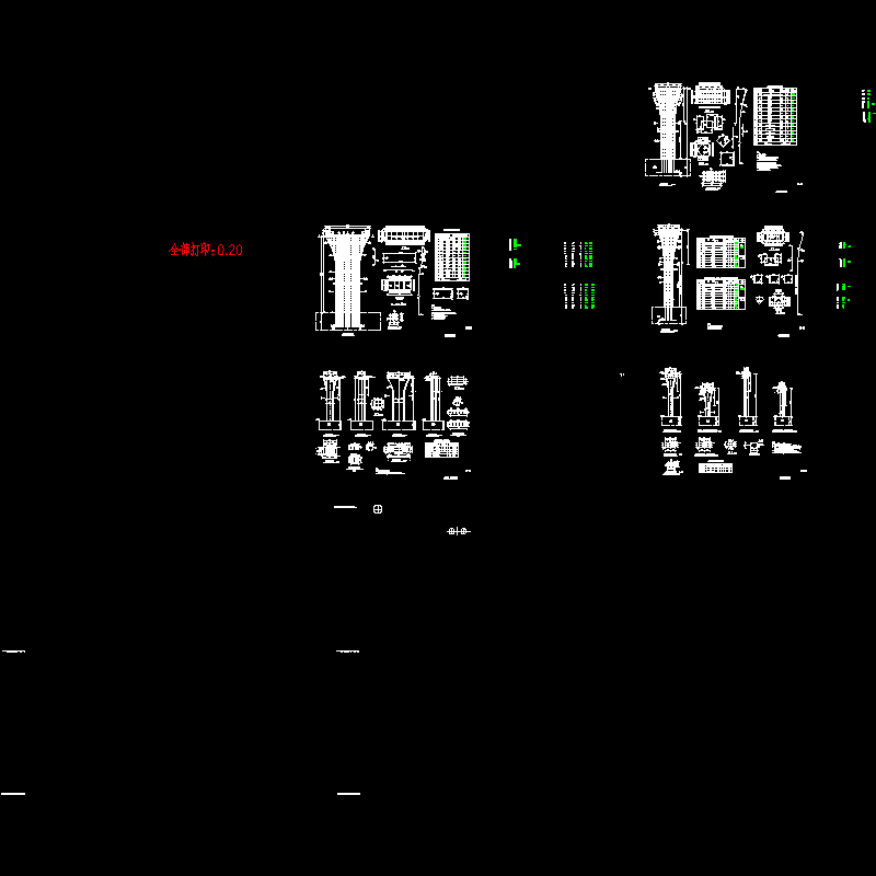 墩柱外形及钢筋图.dwg