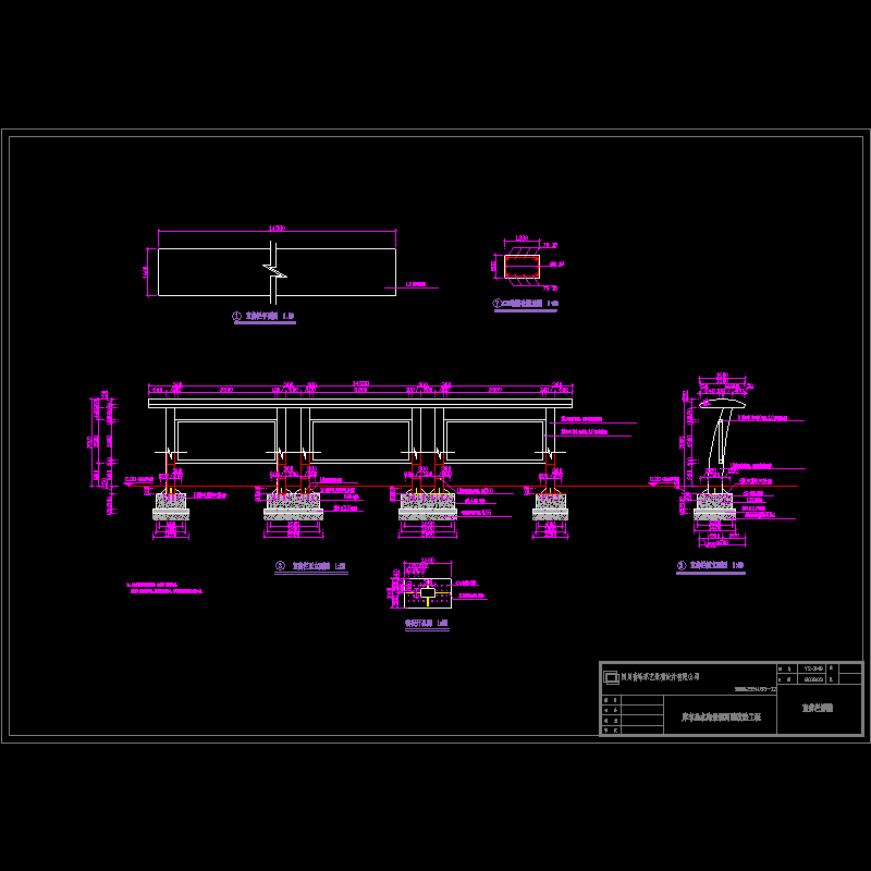 宣传栏施工CAD详图纸(dwg)