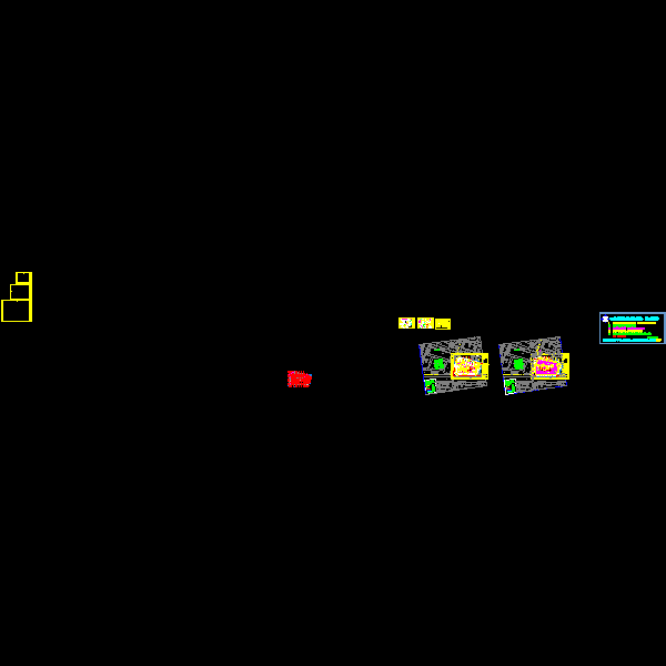 工业区围护结构CAD施工图纸(dwg)(桩基础)(二级结构安全)