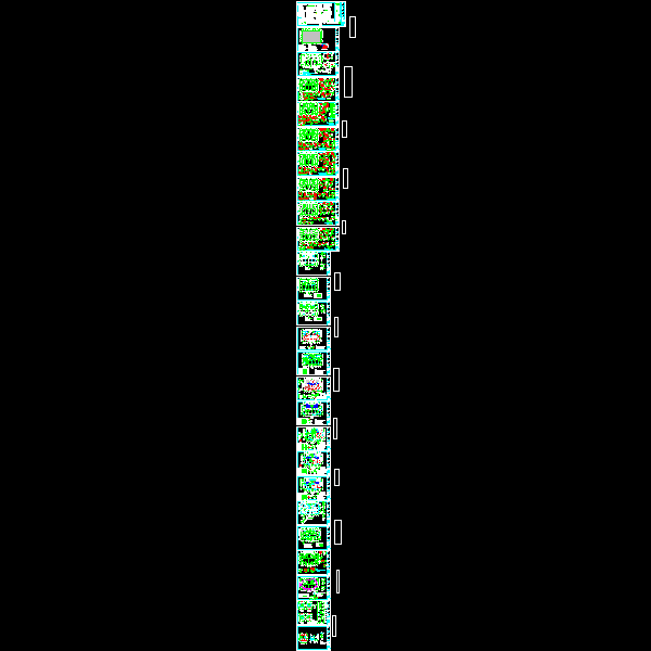 32层抗震墙结构住宅楼结构CAD施工图纸(dwg)(甲级筏形基础)