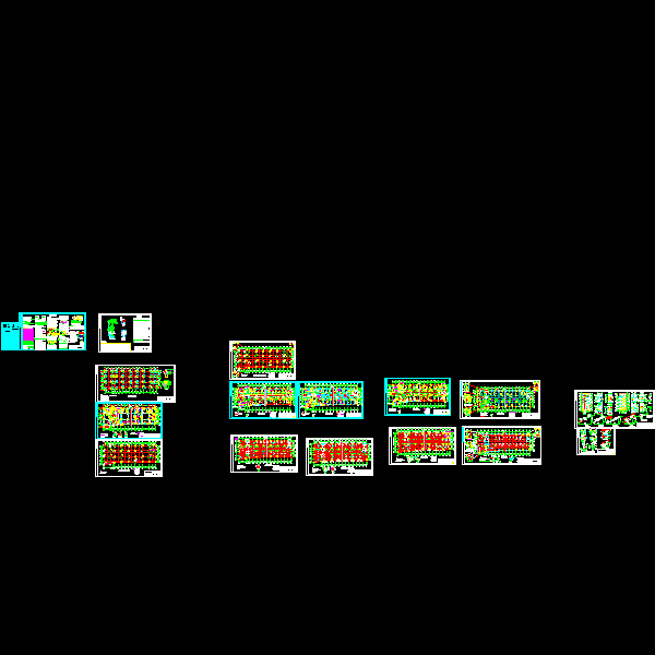 4层素质教育培训中心结构CAD施工图纸(dwg)(桩基础)