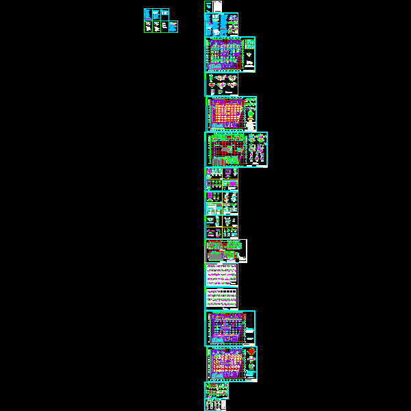 地下2层剪力墙结构地下室结构CAD施工大样图(dwg)