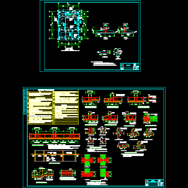 [CAD图]条形基础梁平法说明及构造节点(dwg)