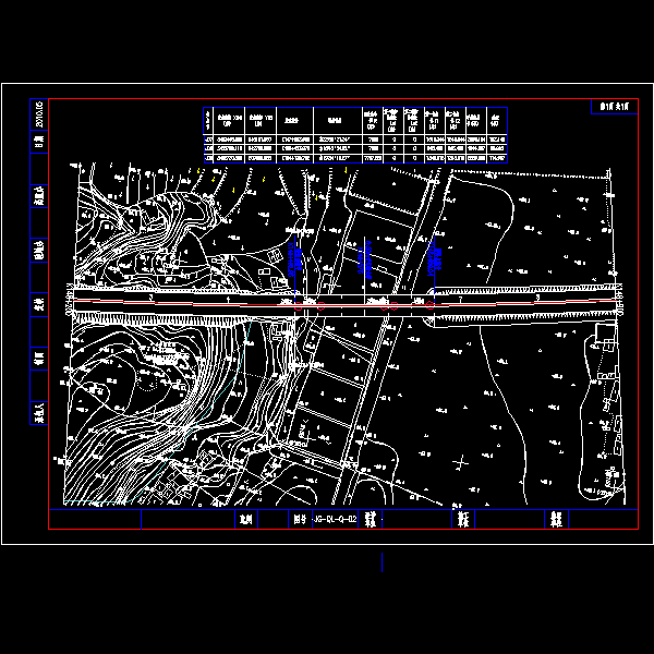 02青龙鞍大桥桥位平面图.dwg