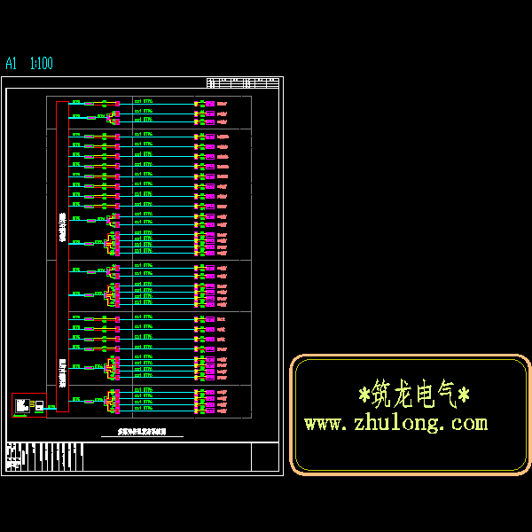 多媒体信息发布系统图.dwg