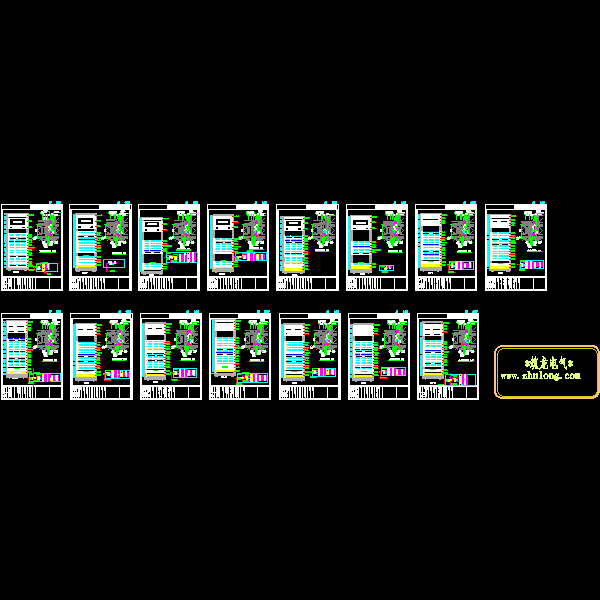 楼层弱电间idf布置图.dwg