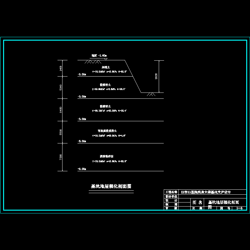 03-基坑地层概化剖面图.dwg