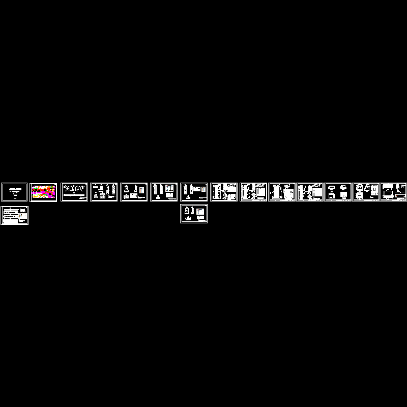 钢便桥设计CAD施工图纸(dwg)(桩基础)