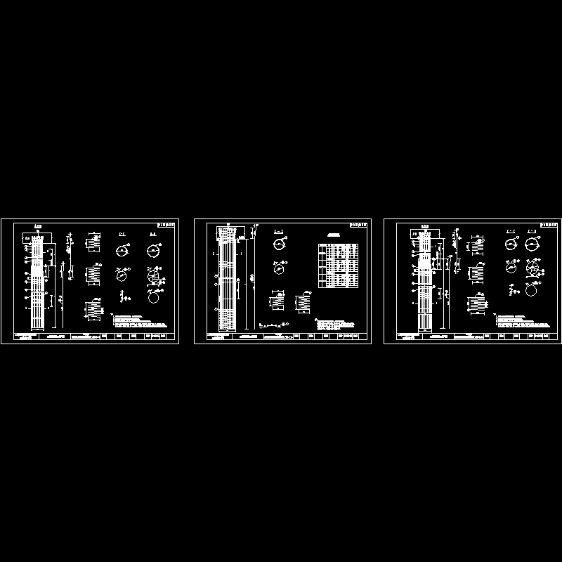 一份预应力钢筋混凝土T梁桩基及桥墩钢筋构造节点CAD详图纸设计(dwg)