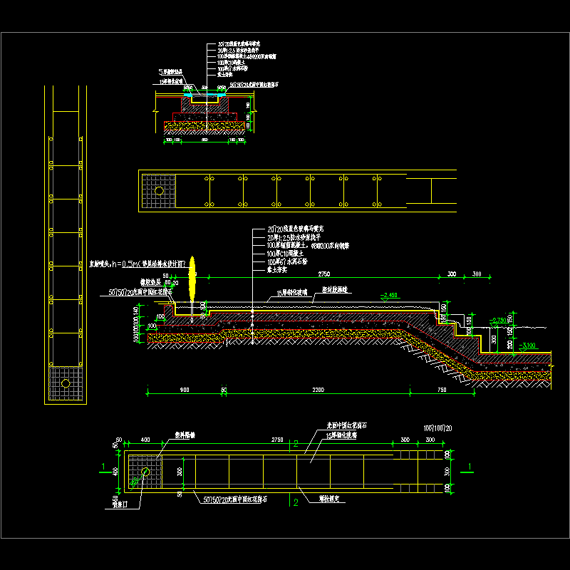 玻璃跌水道.dwg