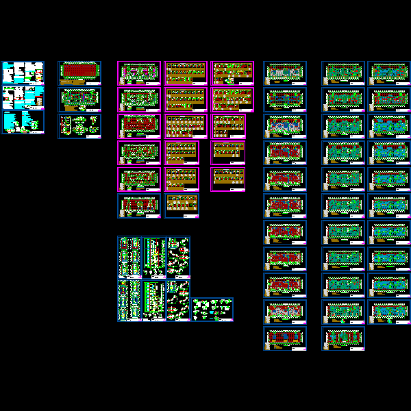 17层纯剪力墙结构住宅楼结构CAD施工图纸(dwg)(7度抗震)(乙级筏形基础)